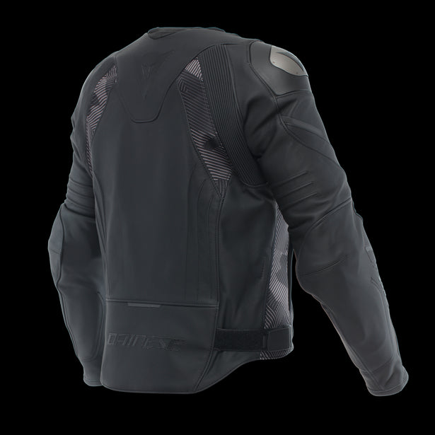 Dainese Avro 5 Leather Jacket - Black / Grey