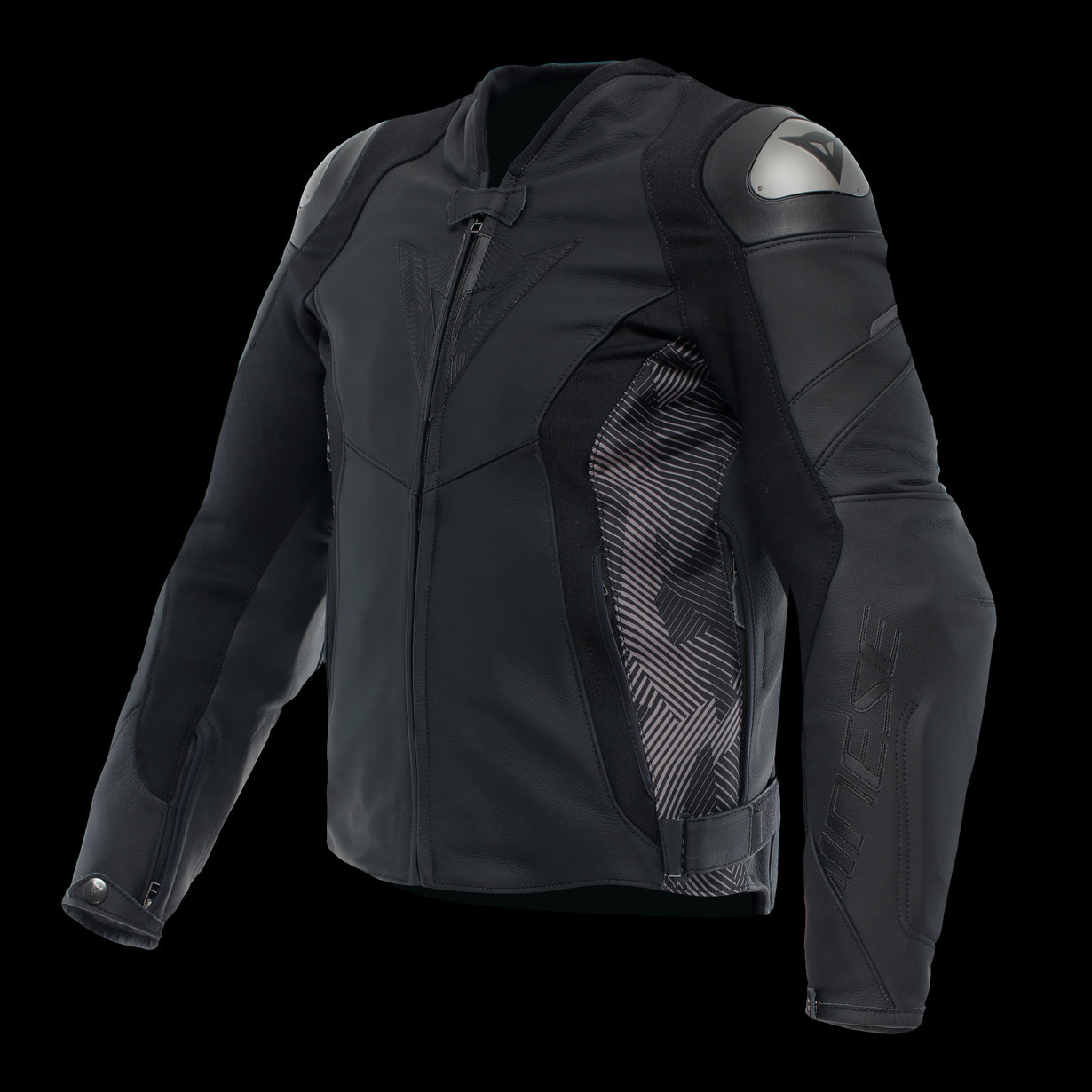 Dainese Avro 5 Leather Jacket - Black / Grey