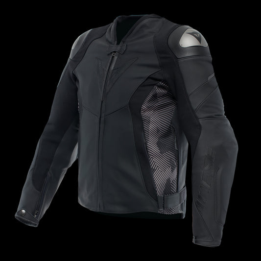 Dainese Avro 5 Leather Jacket - Black / Grey