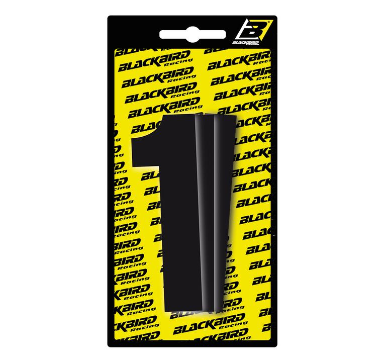 Blackbird Race Numbers 1  3 Pack - Black Small