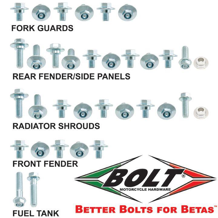 Bolt Beta Plastic Fastener Kit Rr/Rs/Rr-S/Xtrainer 2013-2024