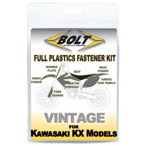 Bolt Plastic Fastener Kit - Kawasaki KX125/250 1994-1997