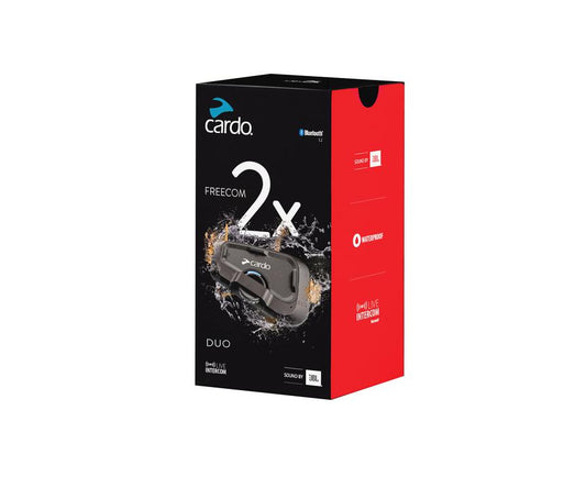 Cardo Freecom 2X Bluetooth Headset - Duo