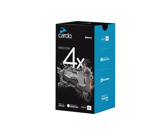 Cardo Freecom 4X Bluetooth Headset - Single