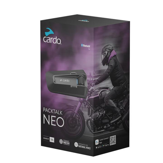 Cardo Packtalk Neo JBL Bluetooth Headset - Single