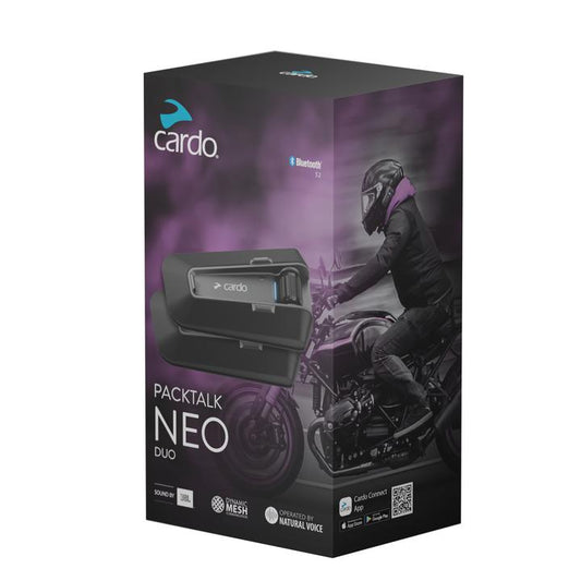 Cardo Packtalk Neo JBL Bluetooth Headset - Duo