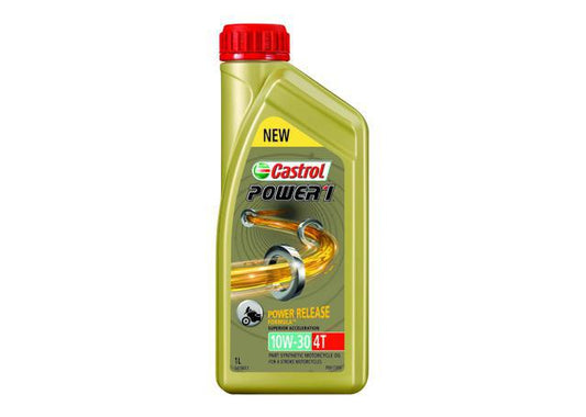 Castrol POWER1 Motorcycle Engine Oil 4T 10W-30 - 1L