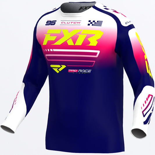 FXR MX26 Clutch Jersey - Navy / Pink