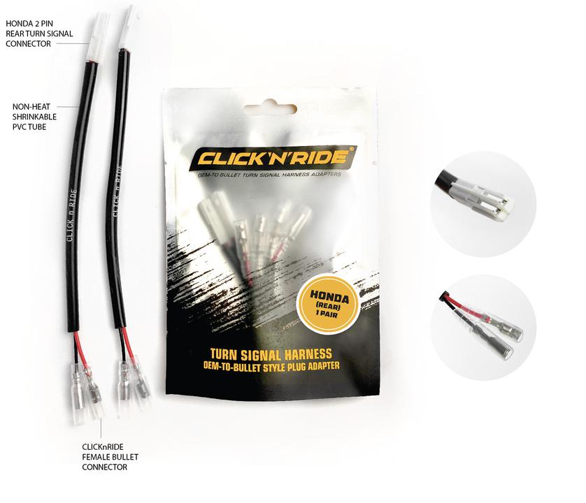 Clicknride Honda Rear Turn Signal Plug & Play Harness