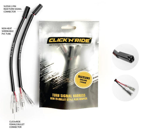 Clicknride Suzuki Rear Turn Signal Plug And Play Harness
