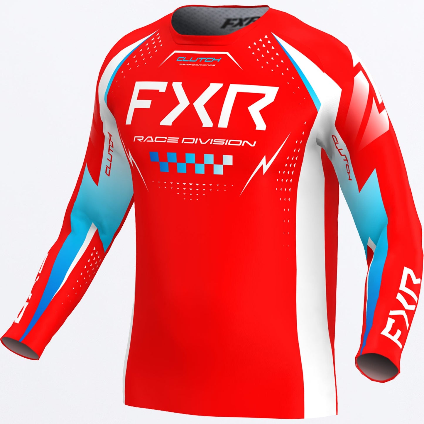 FXR MX26 Clutch Pro Jersey - Red / Blue / White