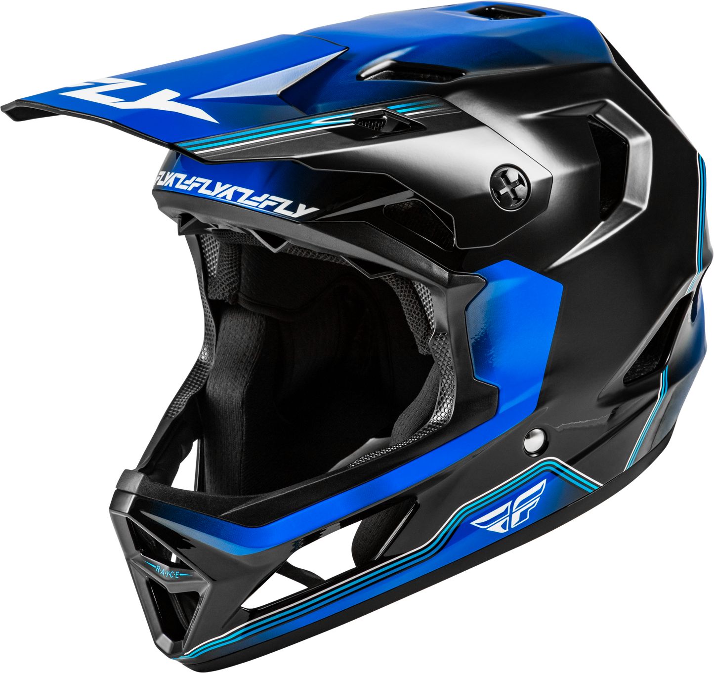Fly Rayce MTB Helmet - Black / Blue