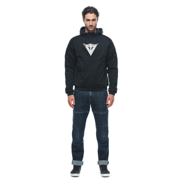 Dainese Daemon-X Safety Zip-Up Hoodie - Black