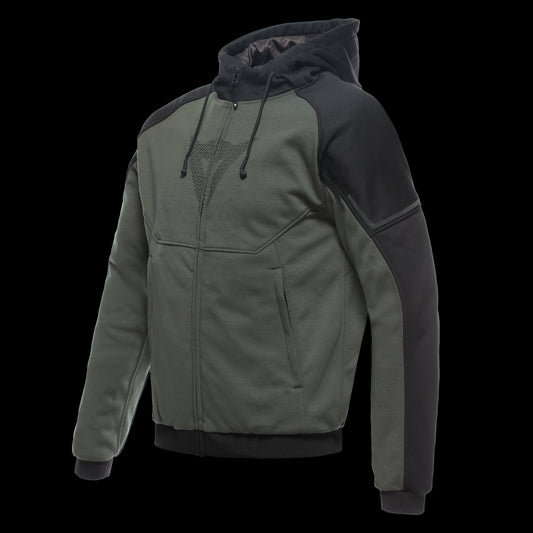 Dainese Daemon-X Safety Zip-Up Hoodie - Green