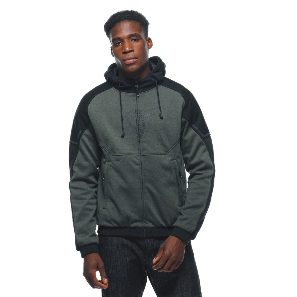 Dainese Daemon-X Safety Zip-Up Hoodie - Green