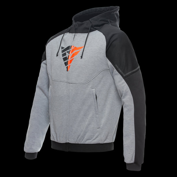 Dainese Daemon-X Safety Zip-Up Hoodie - Black / Grey