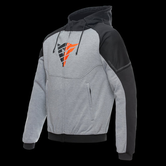 Dainese Daemon-X Safety Zip-Up Hoodie - Black / Grey