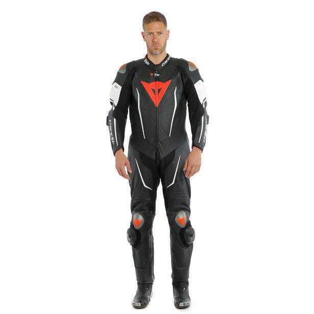 Dainese Misano 2 D-Air 1Pc Perforated Suit Black White