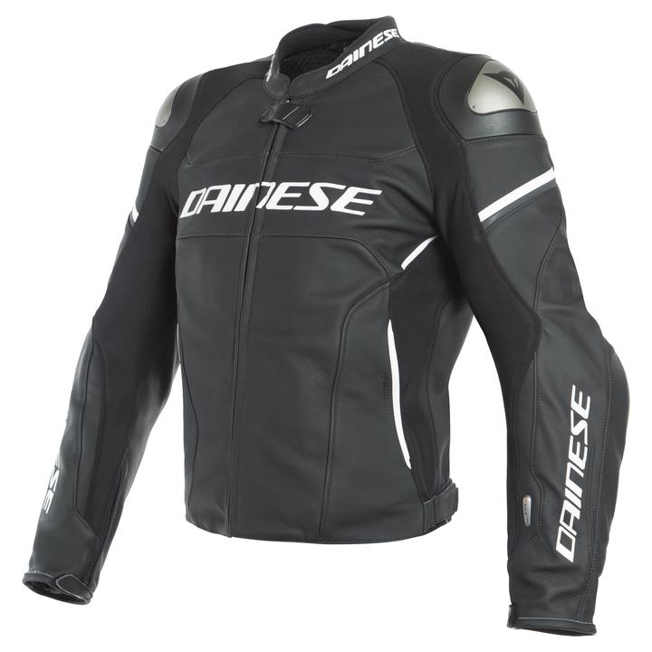 Dainese Racing 3 D-Air Perforated Airbag Jacket - Black / White