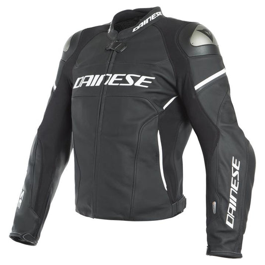 Dainese Racing 3 D-Air Perforated Airbag Jacket - Black / White