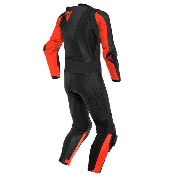 Dainese Laguna Seca 5 1-Piece Perforated Suit - Black / Fluro Red