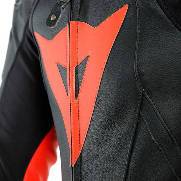 Dainese Laguna Seca 5 1-Piece Perforated Suit - Black / Fluro Red