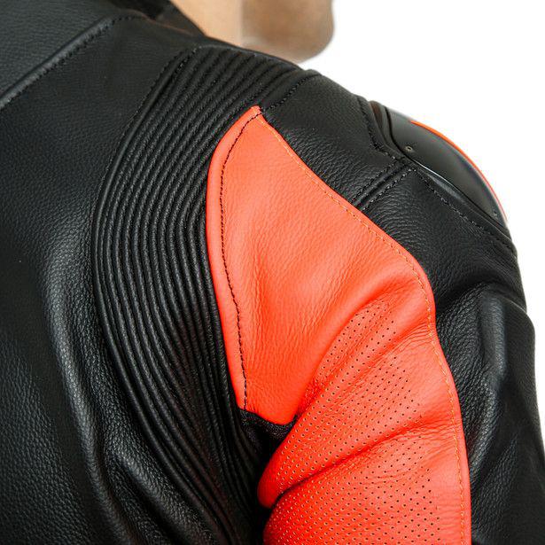 Dainese Laguna Seca 5 1-Piece Perforated Suit - Black / Fluro Red
