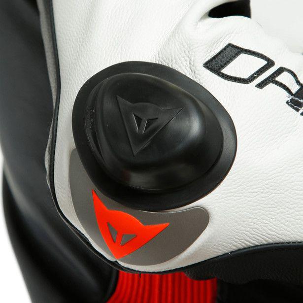 Dainese Laguna Seca 5 1-Piece Perforated Suit - Black / White Fluro Red