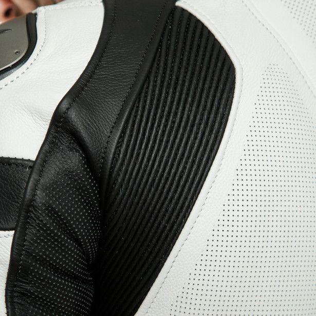 Dainese Assen 2 1-Piece Perforated Suit - White / Red / Black