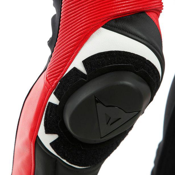 Dainese Assen 2 1-Piece Perforated Suit - White / Red / Black