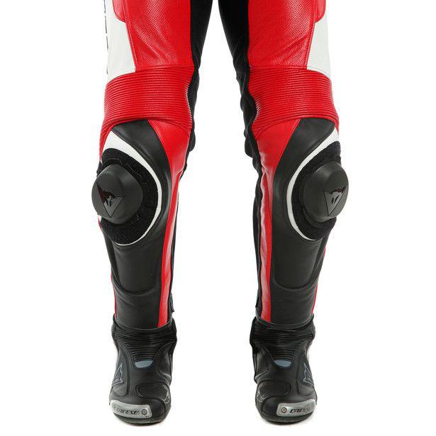 Dainese Assen 2 1-Piece Perforated Suit - White / Red / Black