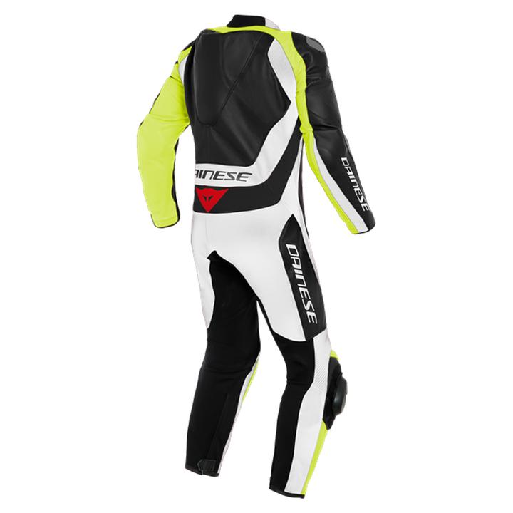 Dainese Assen 2 1-Piece Perforated Suit - Black / White Fluro Yellow