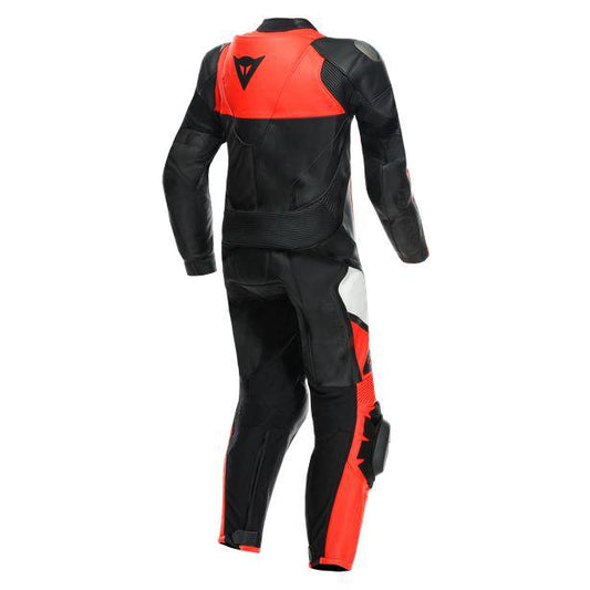 Dainese Gen-Z Junior 1-Piece Perforated Suit - Black Fluro Red Black
