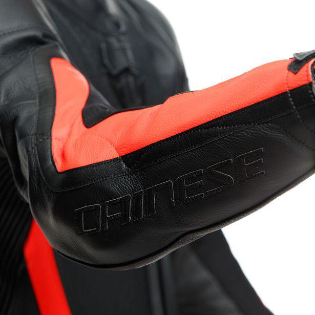 Dainese Gen-Z Junior 1-Piece Perforated Suit - Black Fluro Red Black
