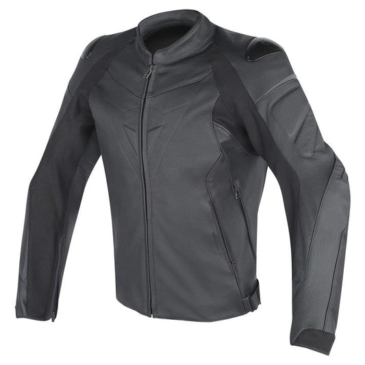 Dainese Fighter Leather Jacket - Black