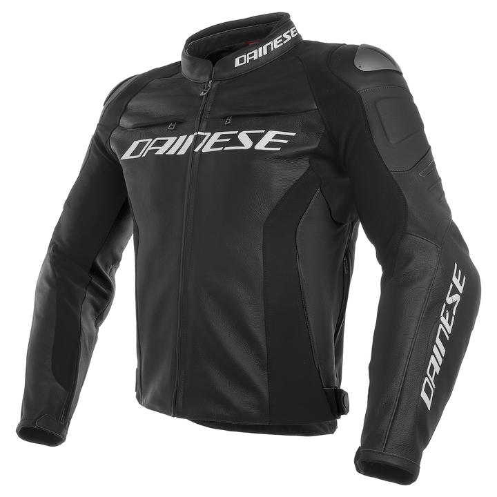 Dainese Racing 3 Leather Jacket - Black