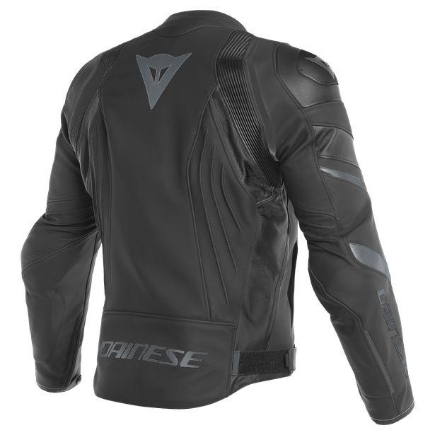 Dainese Avro 4 Leather Jacket - Black Matt Anthracite