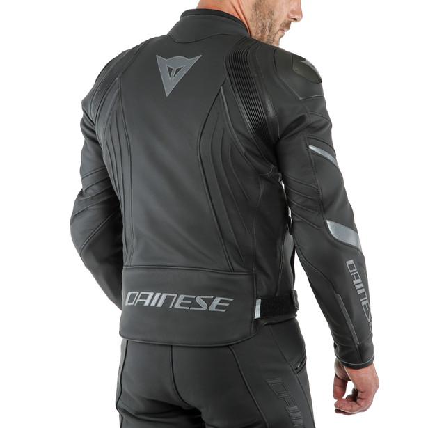 Dainese Avro 4 Leather Jacket - Black Matt Anthracite
