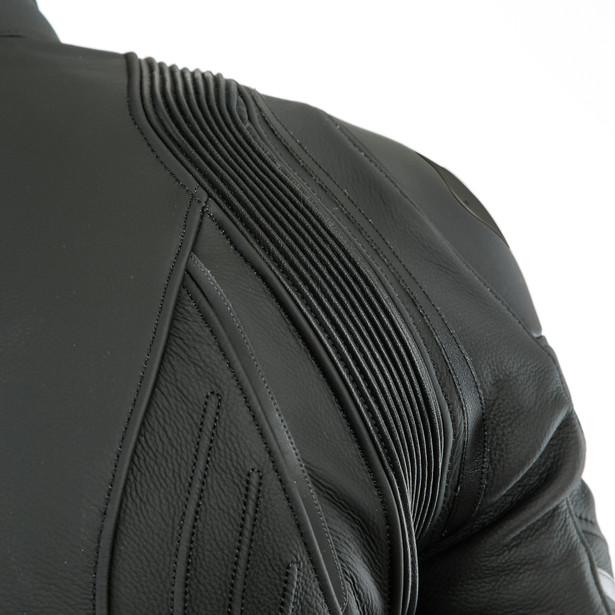 Dainese Avro 4 Leather Jacket - Black Matt Anthracite