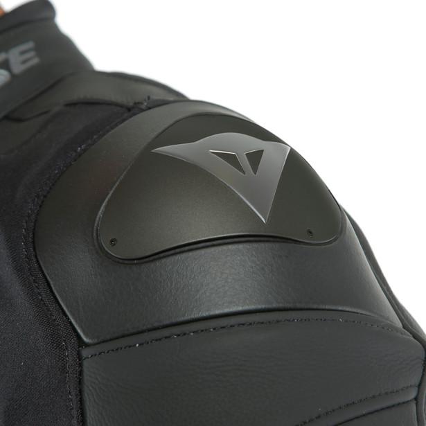 Dainese Avro 4 Leather Jacket - Black Matt Anthracite