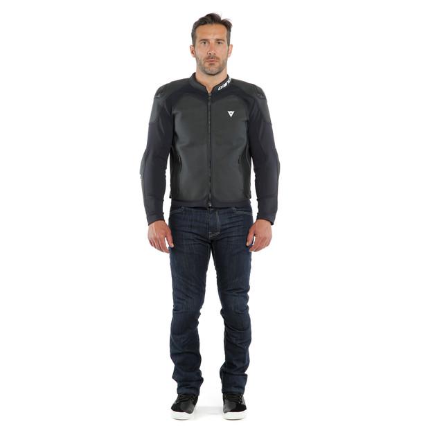 Dainese Intrepida Perforated Leather Jacket - Matt Black