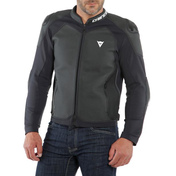 Dainese Intrepida Perforated Leather Jacket - Matt Black