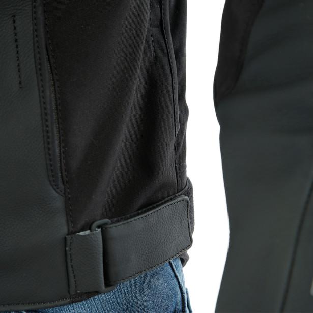 Dainese Agile Leather Jacket - Matt Black