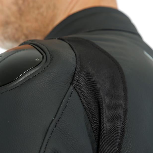 Dainese Agile Leather Jacket - Matt Black