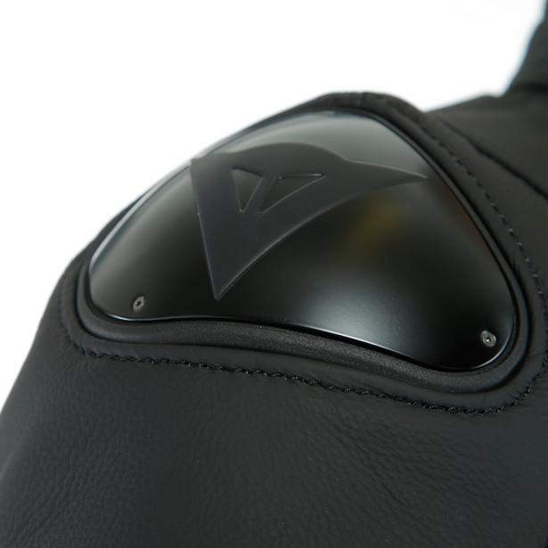 Dainese Agile Leather Jacket - Matt Black