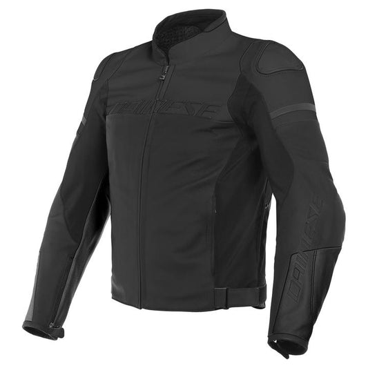 Dainese Agile Leather Jacket - Matt Black