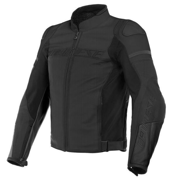 Dainese Agile Perforated Leather Jacket - Black Matt