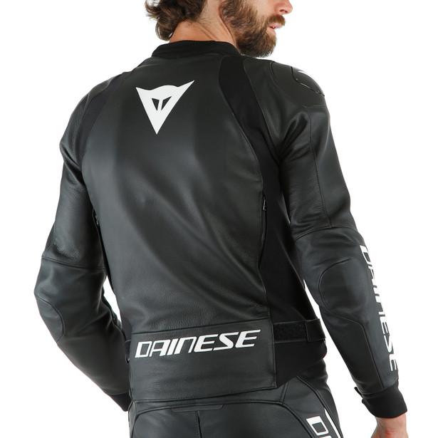 Dainese Sport Pro Leather Jacket - Black / White