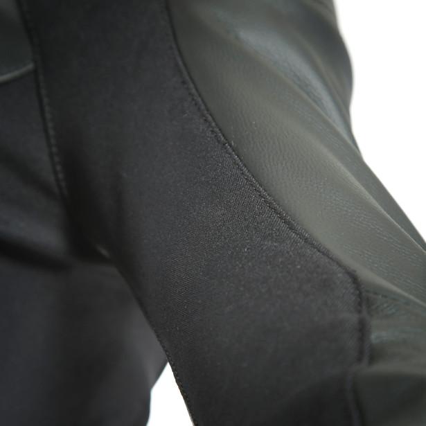 Dainese Sport Pro Leather Jacket - Black / White
