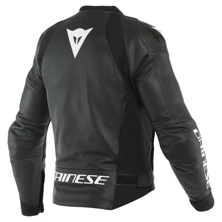 Dainese Sport Pro Leather Jacket - Black / White